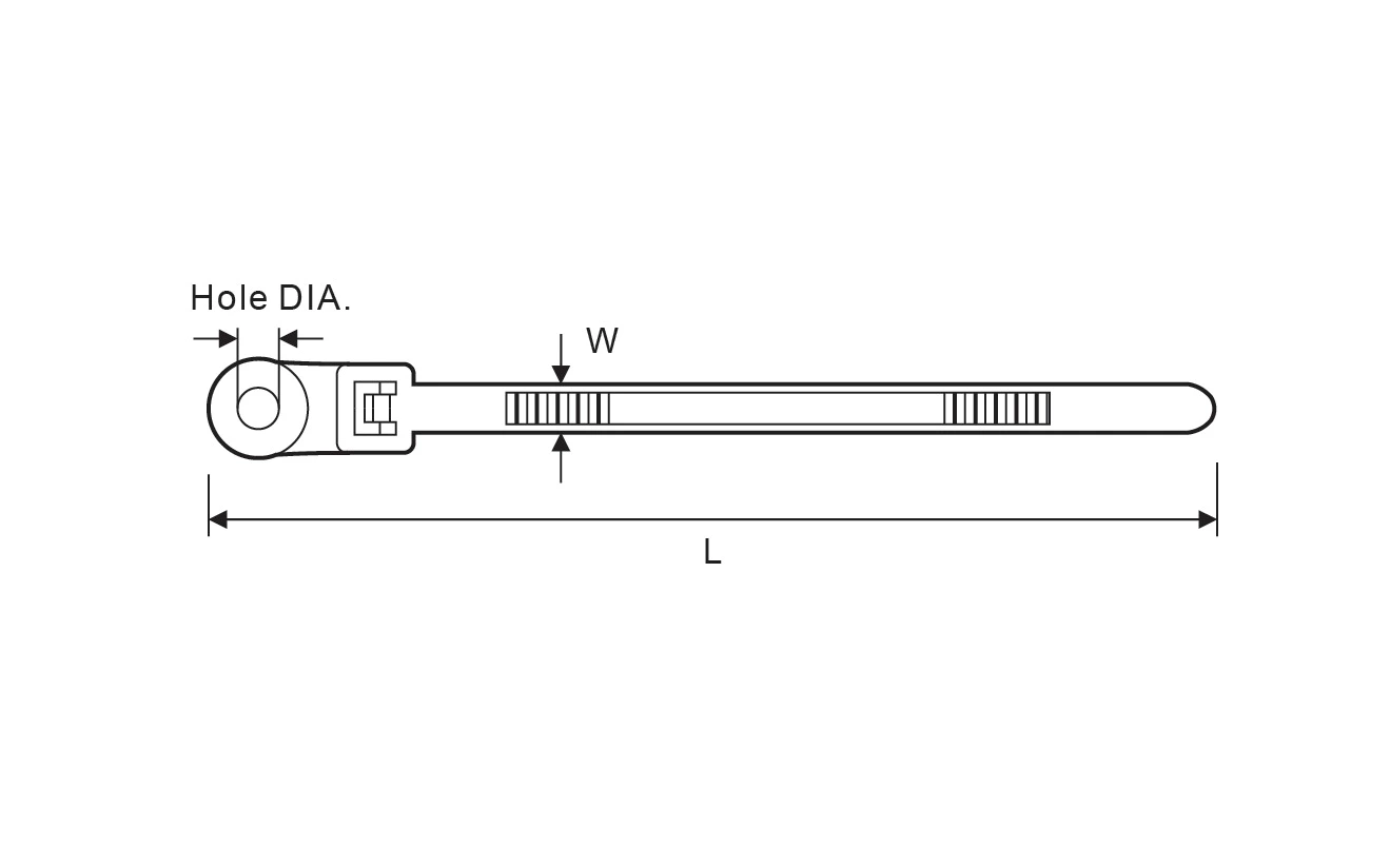 Mounted Head Cable Ties
