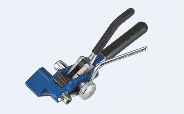 Stainless steel banding fasten and cutting tool