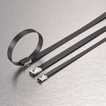 PVC Coated Ball-lock Stainless Steel Cable Tie