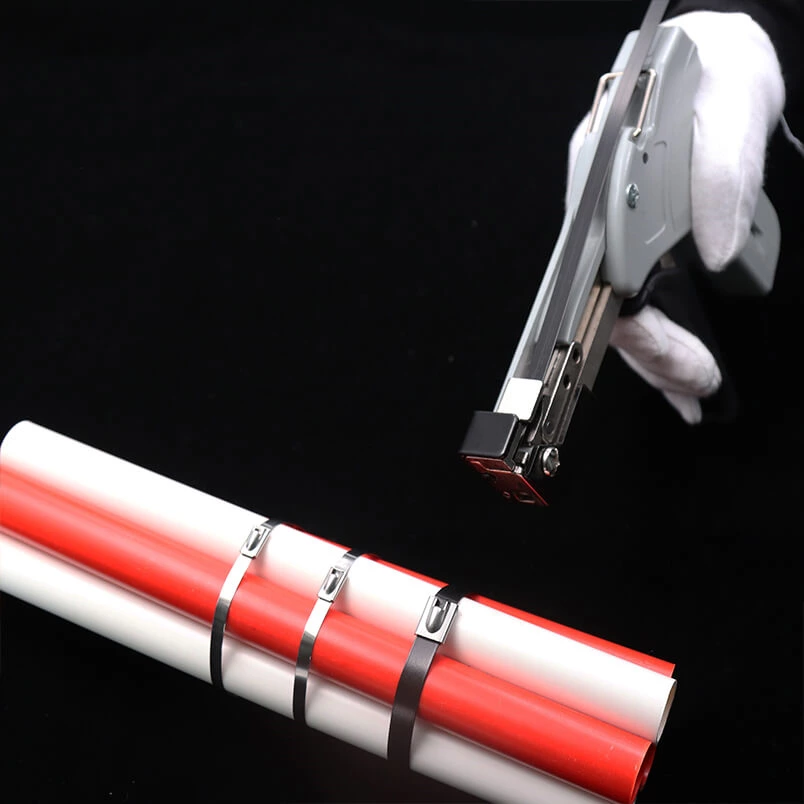 Plastic Colated Ball-lock Stainless Steel Cable Tie