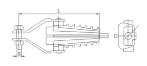 NXJ Wedged Insulation Strain Clamp
